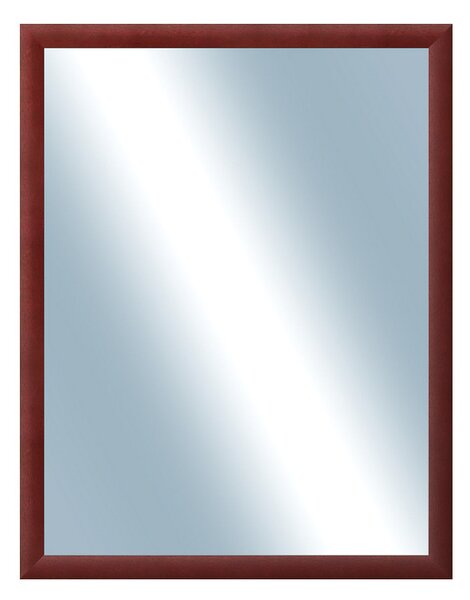 DANTIK - Zarámované zrcadlo - rozměr s rámem cca 70x90 cm z lišty LEDVINKA vínová (1445)