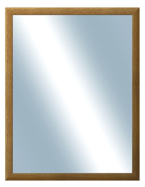 DANTIK - Zarámované zrcadlo - rozměr s rámem cca 70x90 cm z lišty LEDVINKA hnědá (1441)