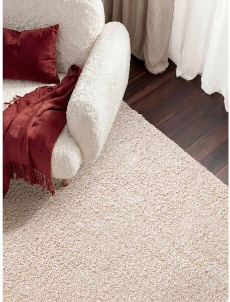 Krémový ručně tkaný koberec z materiálu bouclé 200x290 cm Notting Hill Portobello – Ted Baker