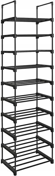 Botník Songmics 45,2 x 174,3 x 30 cm černá