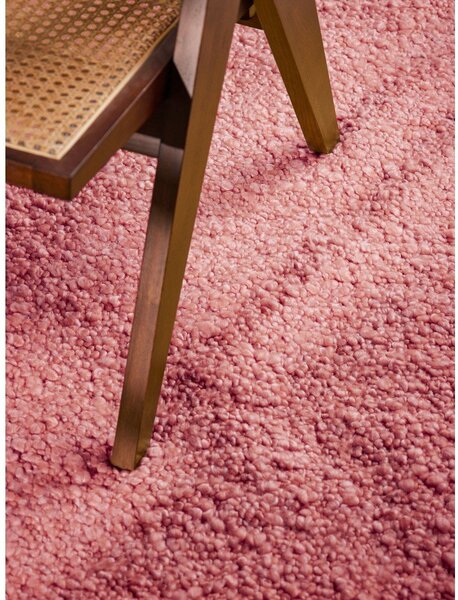 Tmavě růžový ručně tkaný koberec z materiálu bouclé 120x170 cm Notting Hill Portobello – Ted Baker