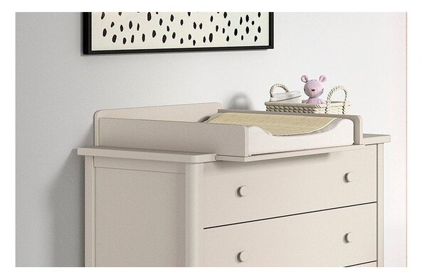 Béžová dětská komoda s přebalovacím pultem 89x90x55 cm Swingo – Vipack