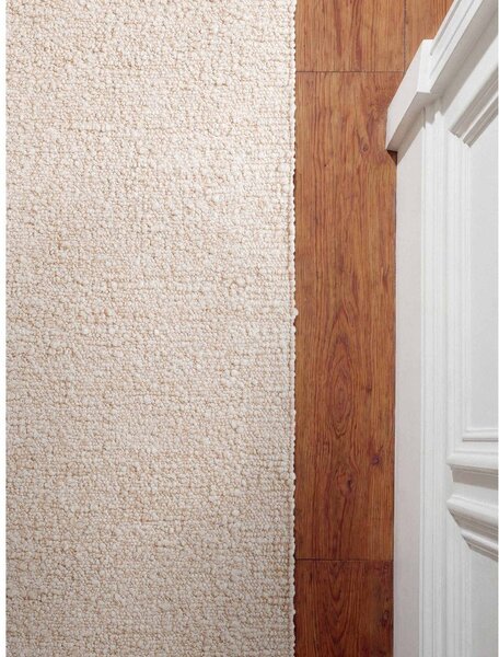 Krémový ručně tkaný běhoun z materiálu bouclé 80x200 cm Notting Hill Portobello – Ted Baker