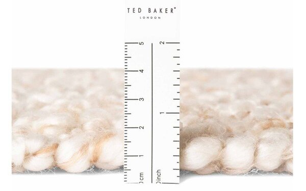 Krémový ručně tkaný běhoun z materiálu bouclé 80x200 cm Notting Hill Portobello – Ted Baker