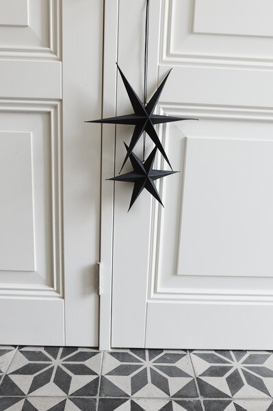 Noordliving Šesticípá hvězda Xmas Black - 20 cm NL122