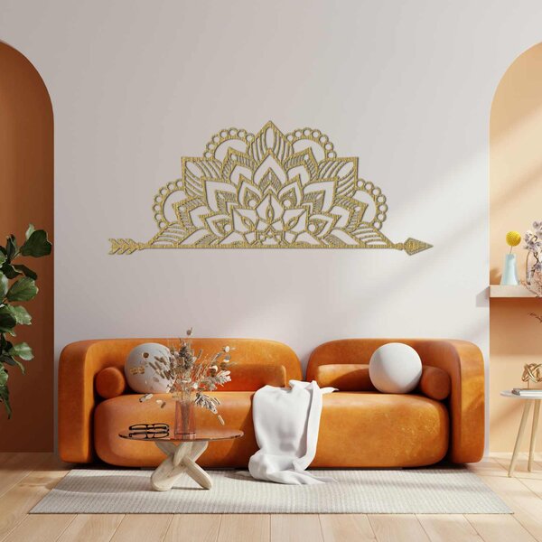 SENTOP | Dřevěná mandala na zeď – Elegantní dekorace na strnu | SENTOP PR0492