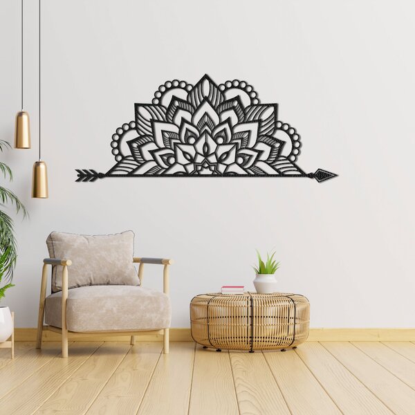Mandala na zeď ze dřeva | ARONV: HDF - Javor 60 x 25 cm 4456-91773 HDF0492