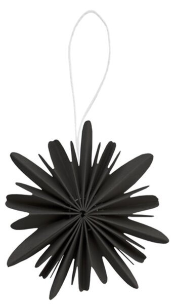 Noordliving Papírová ozdoba Simple Snowflake - Black NL137