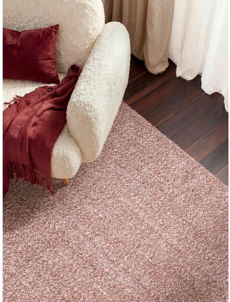 Starorůžový ručně tkaný koberec z materiálu bouclé 120x170 cm Notting Hill Portobello – Ted Baker