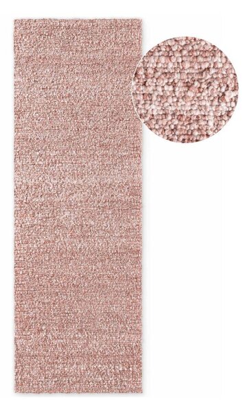 Starorůžový ručně tkaný běhoun 80x300 cm Notting Hill Portobello – Ted Baker