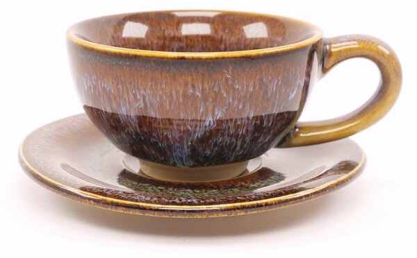 Penerini coffee SET - Keramický šálek s podšálkem Mramor 150 ml