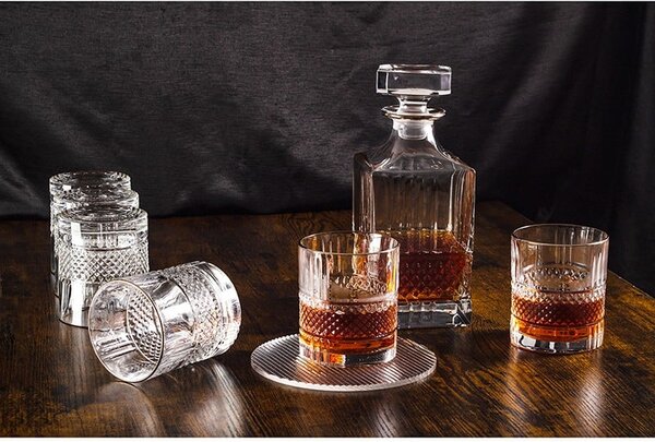BOHEMIA PRESTIGE ELEGANTE PLATIN WHISKY SADA 1+6 KS