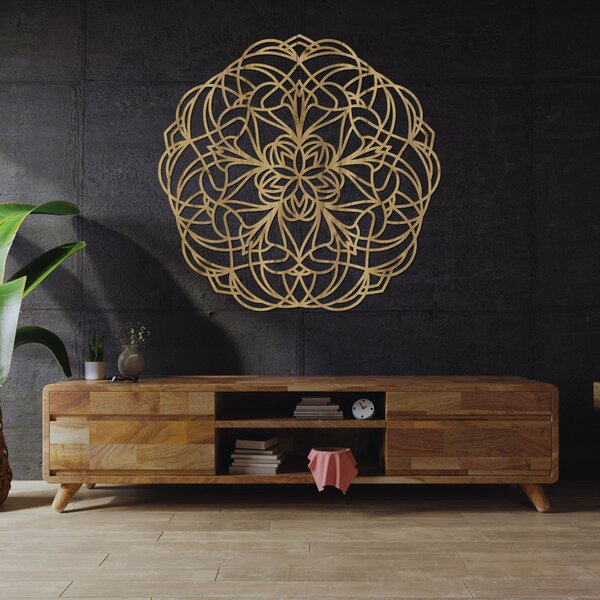 SENTOP | Dřevěná nástěnná mandala – Elegantní dekorace ze dřeva | SENTOP HDF0250
