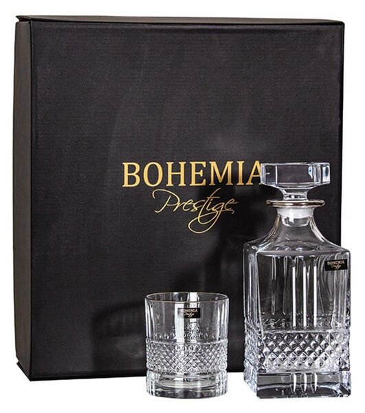 BOHEMIA PRESTIGE ELEGANTE PLATIN WHISKY SADA 1+6 KS
