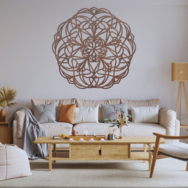 SENTOP | Dřevěná nástěnná mandala – Elegantní dekorace ze dřeva | SENTOP HDF0250