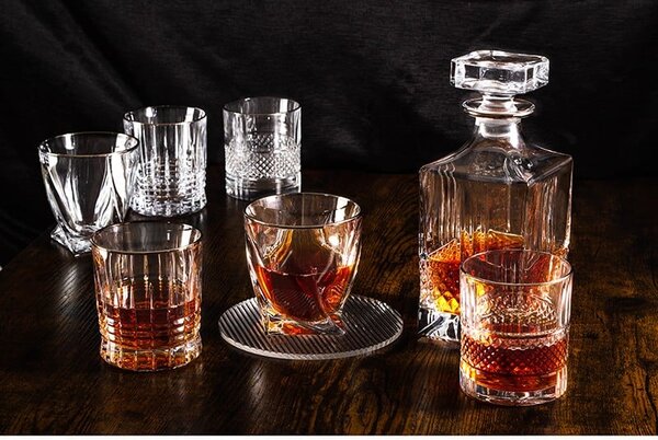 BOHEMIA PRESTIGE ELEGANTE PLATIN WHISKY SADA 1+6 KS