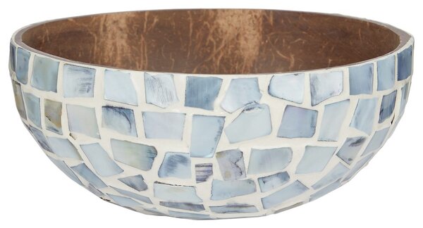 COCONUT Dekorační miska mozaika 14 cm - modrá