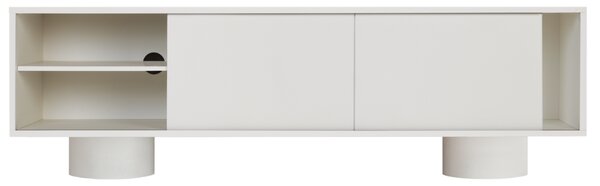 Noo.ma Světle šedý TV stolek Taro 160 x 42 cm