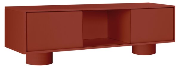 Noo.ma Červený TV stolek Taro 160 x 42 cm