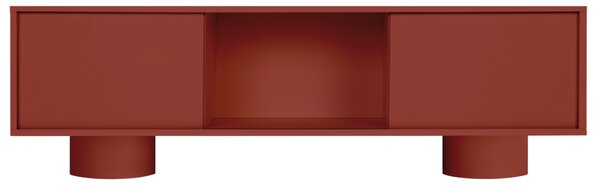 Noo.ma Červený TV stolek Taro 160 x 42 cm