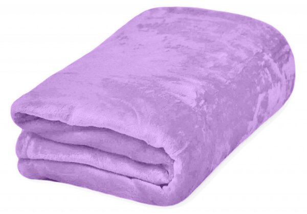 Deka mikroflanel VIOLET 150x200 cm světle fialová