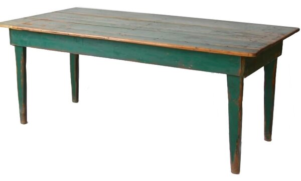 Stará Krása – Ruční výroba Jídelní stoly s barevnou patinou 76 x 140 x 70 cm