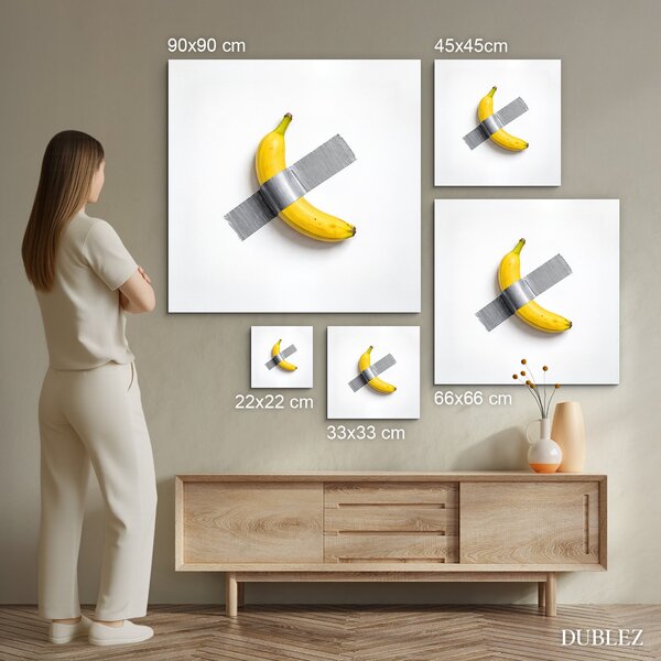 DUBLEZ | Moderní pop-art obraz - Banana Art | UV tisk, Premium