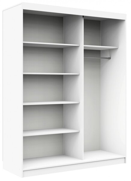Ak furniture Šatní skříň CLP Mono 150 cm bílá