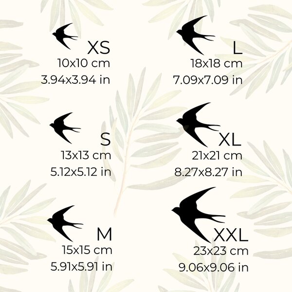 Dřevěné dekorace na zeď letící ptáci | FLOCK: Překližka Topol - Honey 3071 XS 4479-94263 PR0542