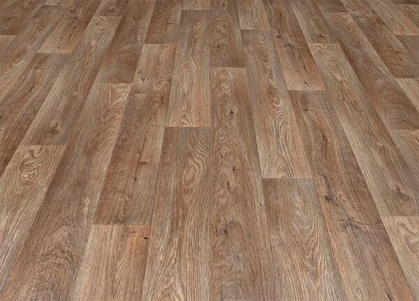 Breno PVC PRESTO PLUS Aspin 846 - tmavé dřevo, šíře 300 cm
