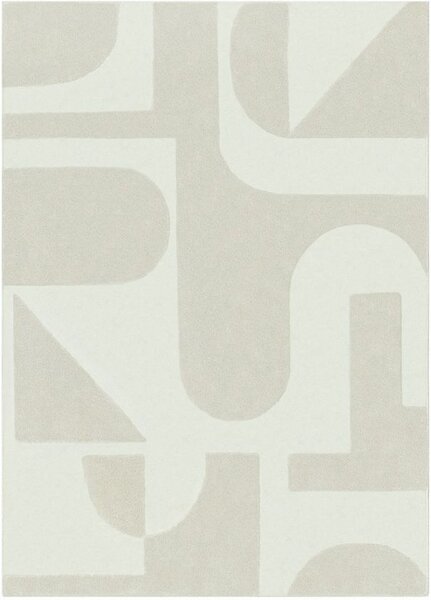 Breno Kusový koberec POMPEI 1614 Cream, 80x150 cm, Bílá