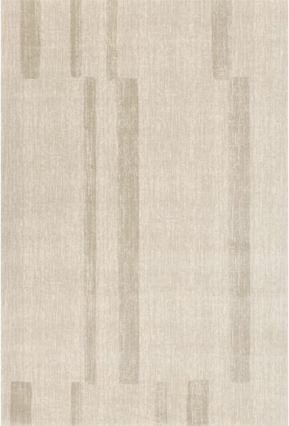Béžový vlněný koberec 133x190 cm Agnus Brush Lines – Agnella