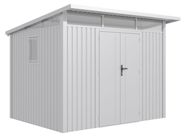 Zahradní domek G21 Madison 731 - 289 x 253 cm, metal silver