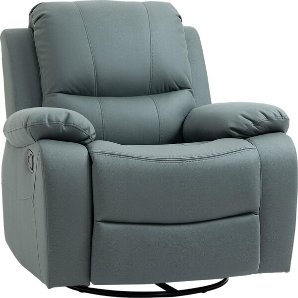 Relaxaní křeslo 839-574V00GN, s nastavením sklonu a 135°, otoné o 360 stup, ocelový rám, 93 x 100 x 98 cm