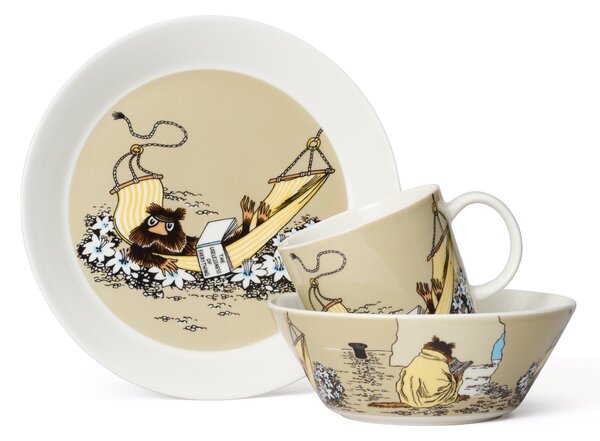 Talíř Moomin Muskrat Arabia 19 cm béžový