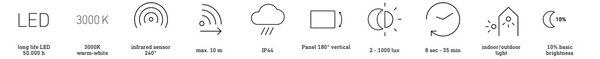 STEIN 069551 Svítidlo venkovní XLED PRO ONE PLUS S antracit 33,8W 3000K se senzorem 110080239 - STEINEL