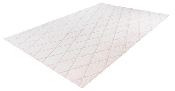 KOBEREC, 80/150 cm krémová, bílá - Online Only koberce & rohožky, Online Only