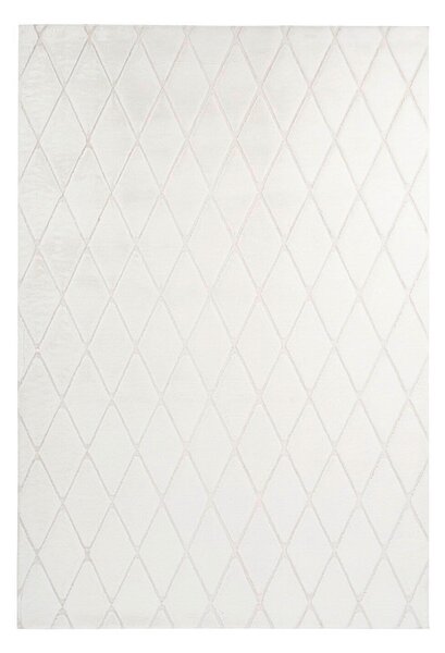 KOBEREC, 80/150 cm krémová, bílá - Online Only koberce & rohožky, Online Only