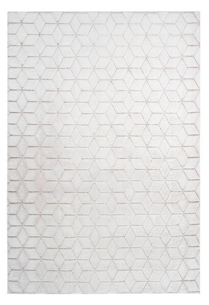 KOBEREC, 80/150 cm bílá, barva růžového zlata - Online Only koberce & rohožky, Online Only
