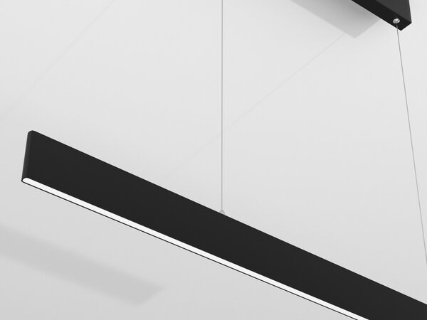 Immax NEO LISTON Smart závěsné svítidlo, 118cm 18W černé Zigbee 3.0