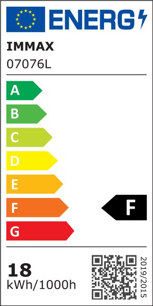 Immax NEO LISTON Smart závěsné svítidlo, 118cm 18W černé Zigbee 3.0
