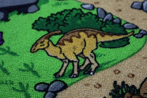 Vopi Dětský kusový koberec Dino čtverec - 300x300 cm
