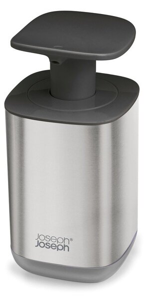 Dávkovač mýdla z nerezové oceli v leskle stříbrné barvě 250 ml Presto Steel – Joseph Joseph