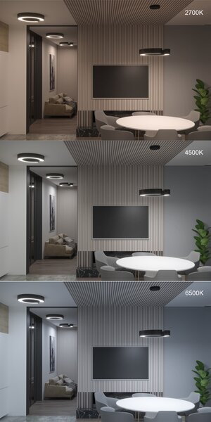 Immax NEO CÉČKO Smart závěsné svítidlo 60cm 43W černé Zigbee 3.0
