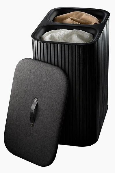 Černý bambusový koš na prádlo 2x45 l Tota Luxe – Joseph Joseph