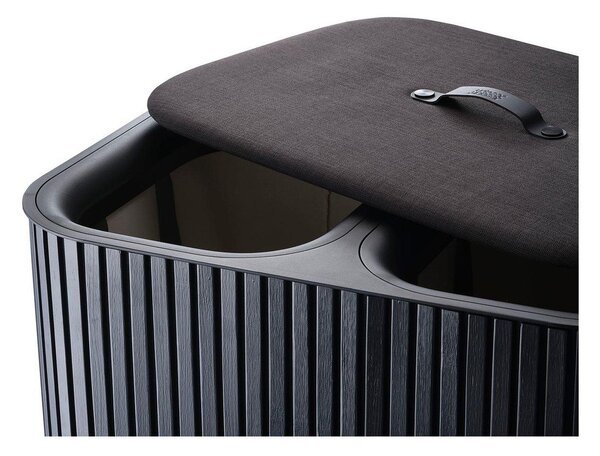 Černý bambusový koš na prádlo 2x45 l Tota Luxe – Joseph Joseph