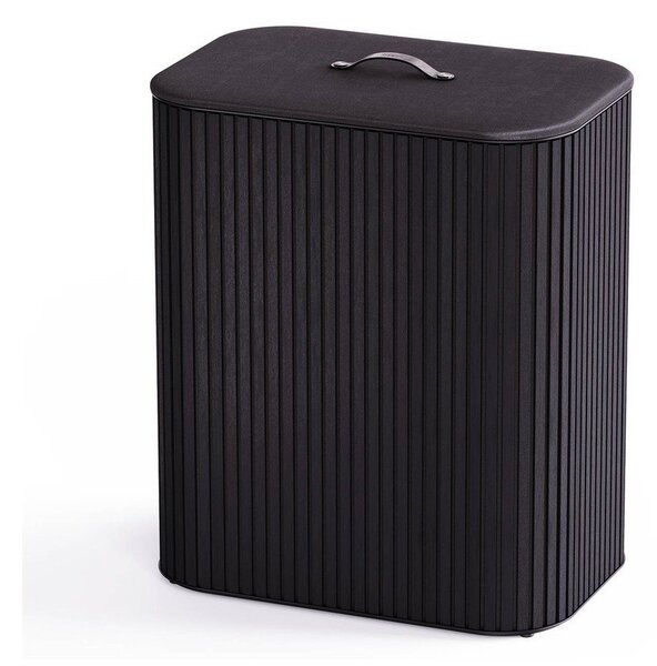 Černý bambusový koš na prádlo 2x45 l Tota Luxe – Joseph Joseph