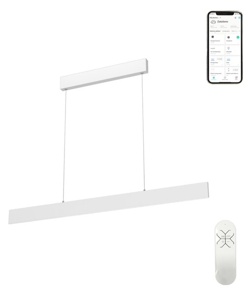 Immax NEO LISTON Smart závěsné svítidlo 118cm 18W bílé Zigbee 3.0