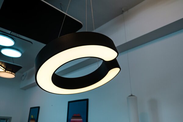 Immax NEO CÉČKO Smart závěsné svítidlo 60cm 43W černé Zigbee 3.0