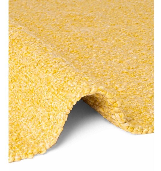 Žlutý ručně tkaný koberec z materiálu bouclé 120x170 cm Notting Hill Portobello – Ted Baker